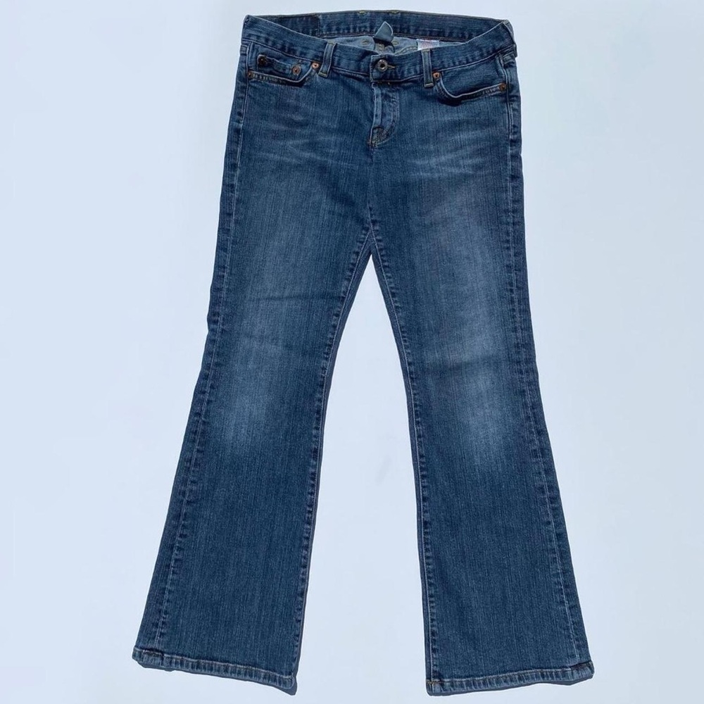 Lucky Brand Dungarees Blue Denim Bootcut Jeans Women's Size 8 Western